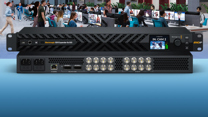 New Blackmagic SDI Expander 8x12G