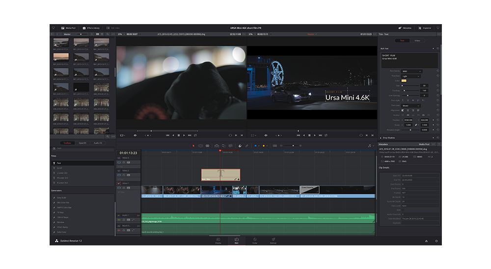 blackmagic design davinci resolve 12