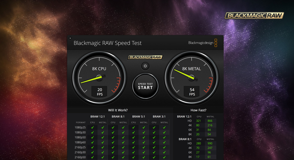 blackmagic disk speed test windows 64 bit