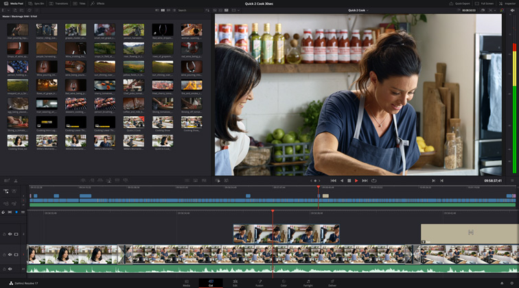 Davinci Resolve - best video editor for linux
 A very professional video ediotr availabe for linux as well as othe platforms