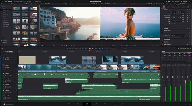 davinci resolve 17 studio with speed editor