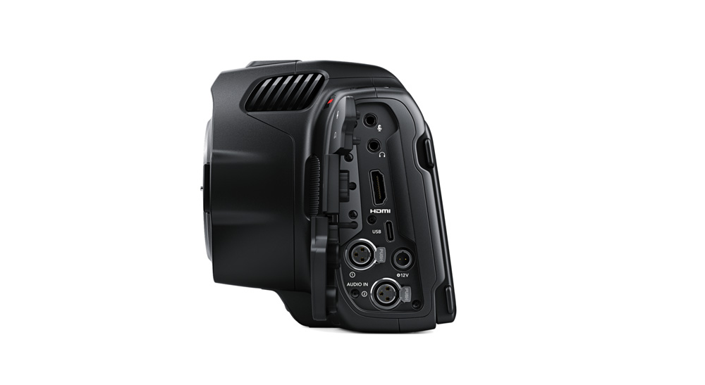 Blackmagic Camera 6k Pro side