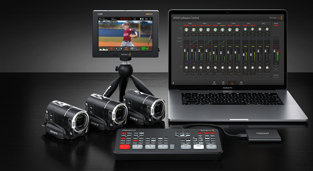 新品】BLACKMAGIC DESIGN ATEM MINI PRO テ ...