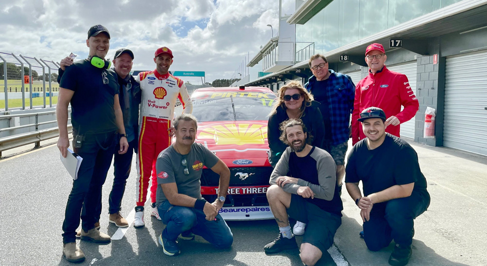 A photo during the Shell V‑Power Racing Team Supercars Experience
