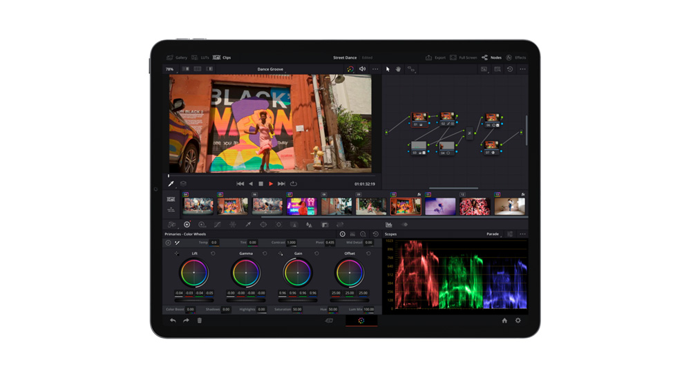 Lợi ích của việc sử dụng DaVinci Resolve trên iPad