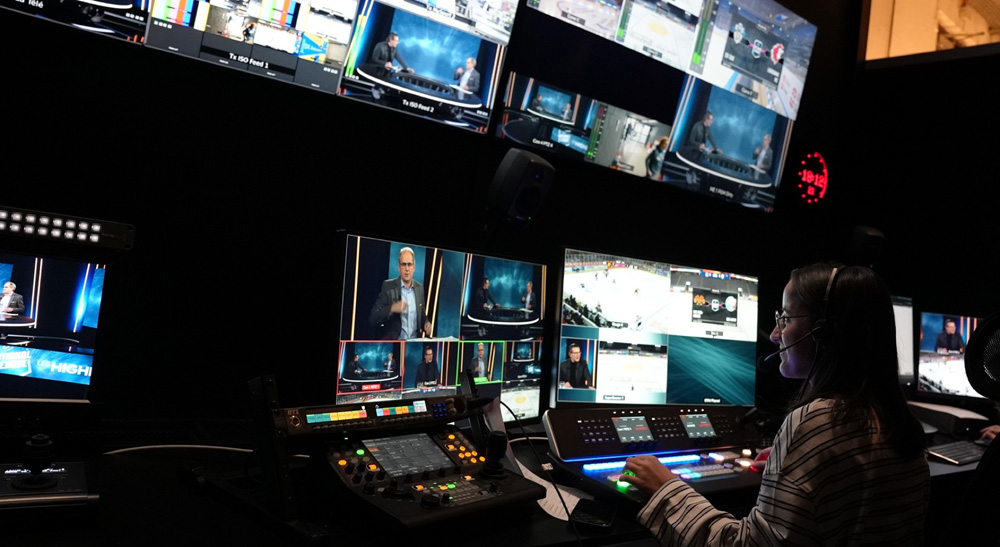 La Télé (Suiza) y Blackmagic gestionan la cobertura de la Liga Nacional de Hockey