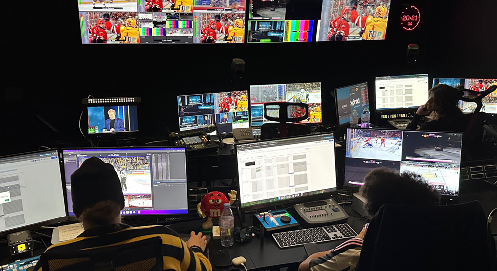 La Télé (Suiza) y Blackmagic gestionan la cobertura de la Liga Nacional de Hockey