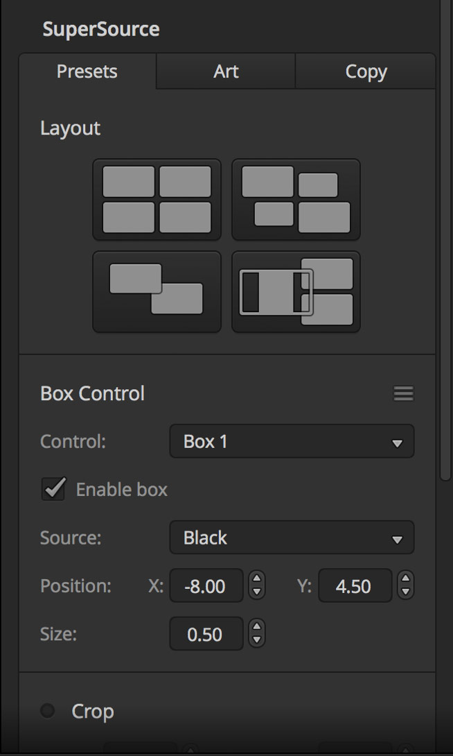 ATEM Production Studio 4K Software Blackmagic Design