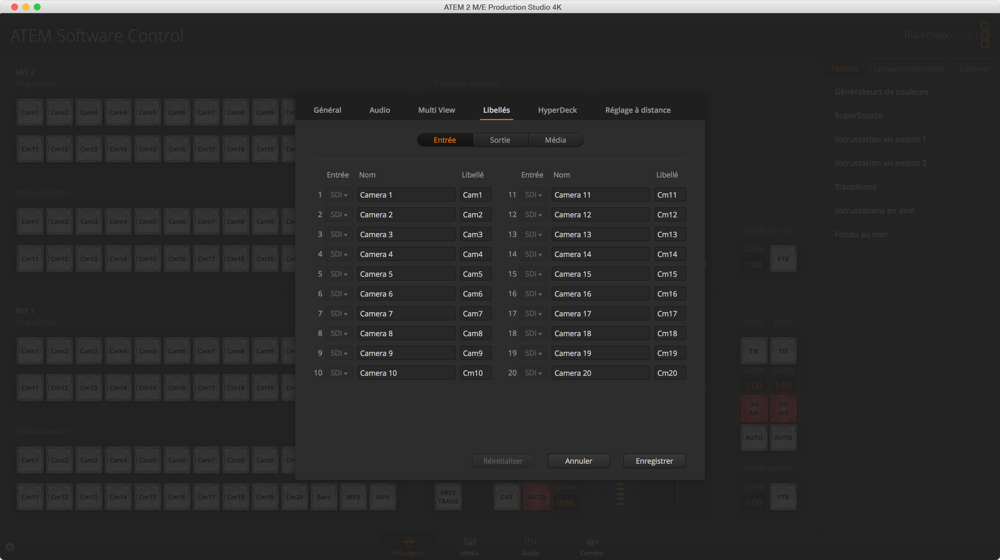 Switcher Labels