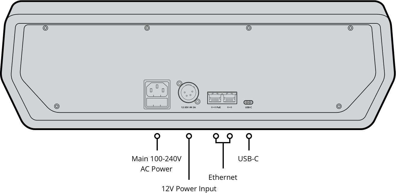 Blackmagic atem camera control panel broadmedia