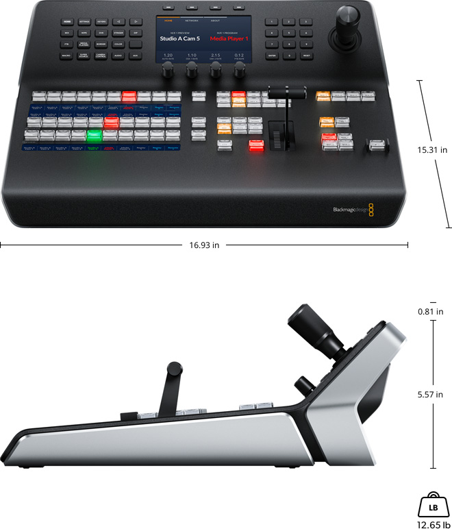 ATEM Production Studio 4K – Tech Specs | Blackmagic Design