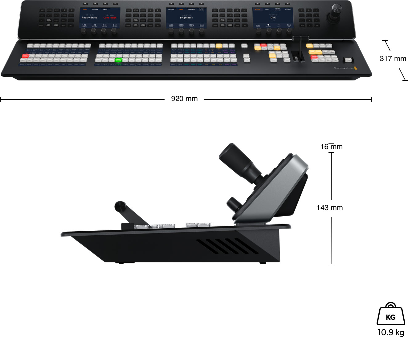 Blackmagic ATEM 1 M/E Advanced Panel 30 - Broadmedia