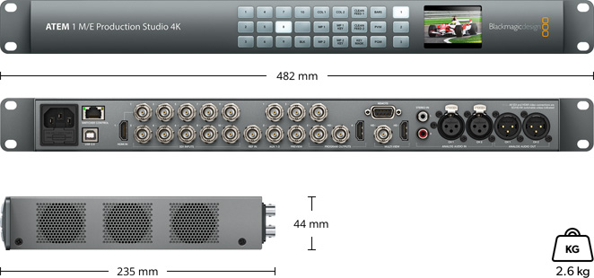 ATEM 1 M/E Production Studio 4K