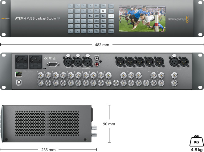 Blackmagic Design - ATEM Constellation 8K Switcher with M/E Advanced P -  OHD Studios