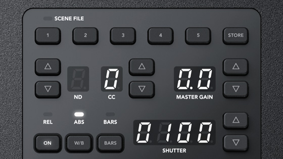 ATEM Camera Control Panel | Blackmagic Design