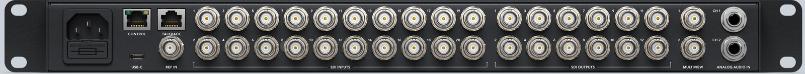 Blackmagic ATEM 2 M/E Constellation 4K dengan 20 input 12G-SDI