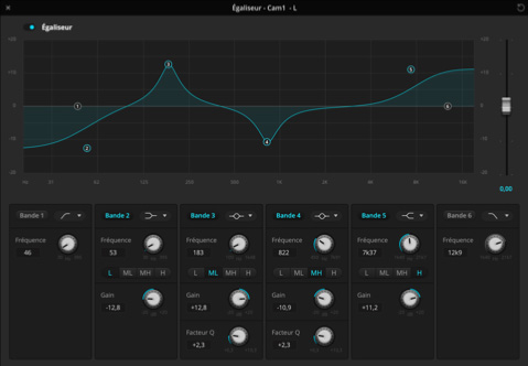 Audio equalizer screenshot