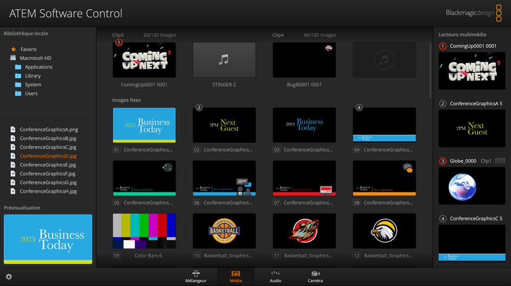 Drag and drop media to use it with your switcher!