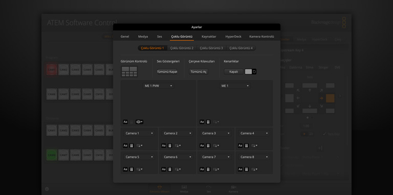 Switcher Settings - Multiview