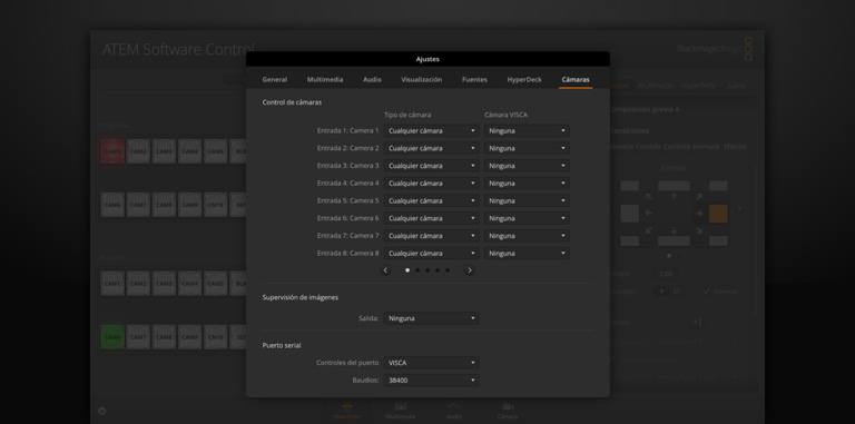 Switcher Settings - Remote