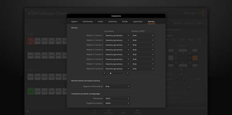 Switcher Settings - Remote