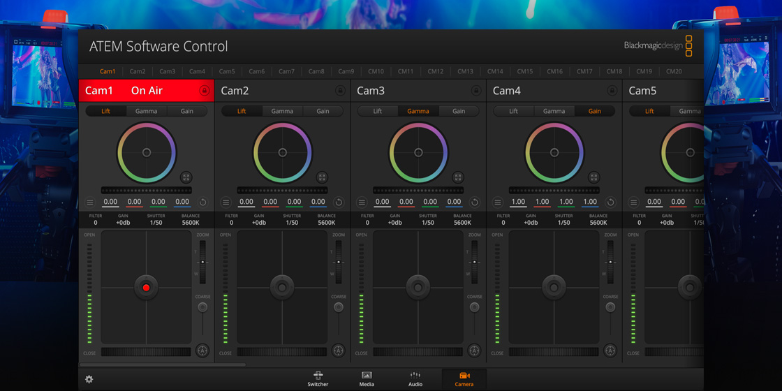 Edax Camera Control ATEM Constellation 8K – Software Control | Blackmagic Design