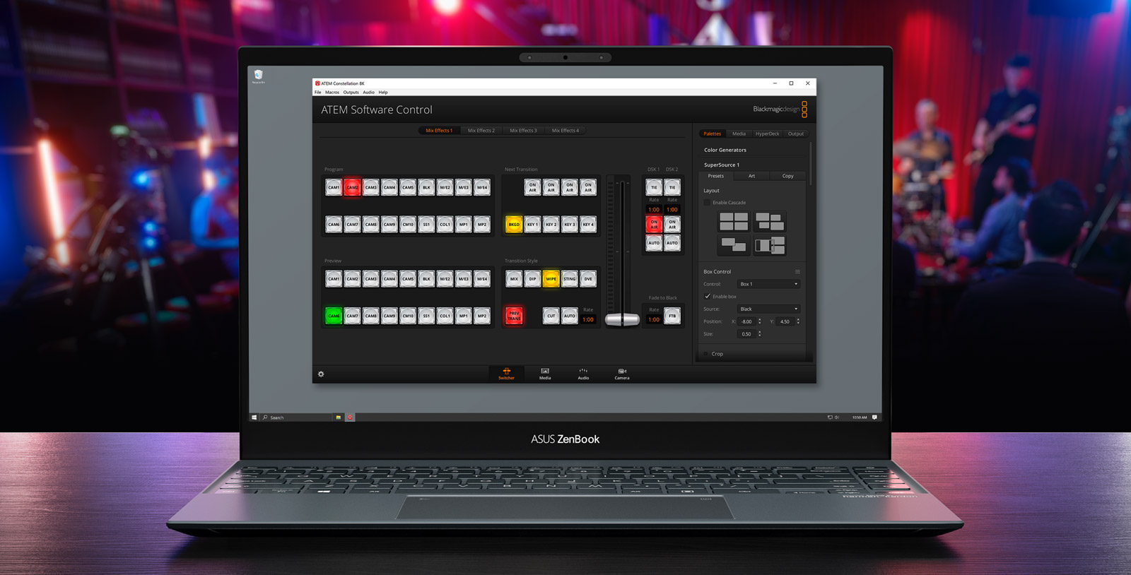 Screen Control Software ATEM Constellation 8K – Software Control | Blackmagic Design