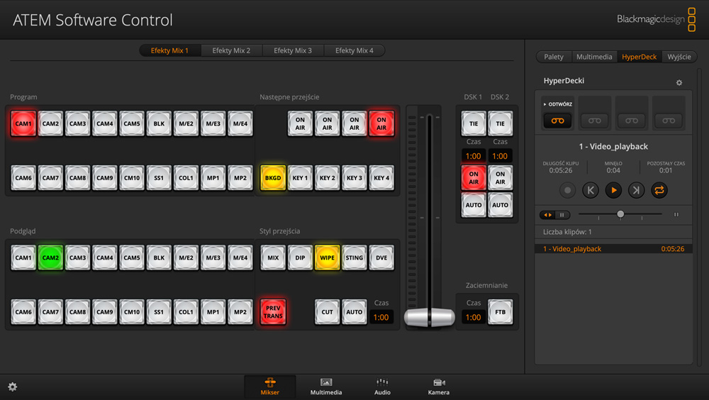 HyperDeck Control