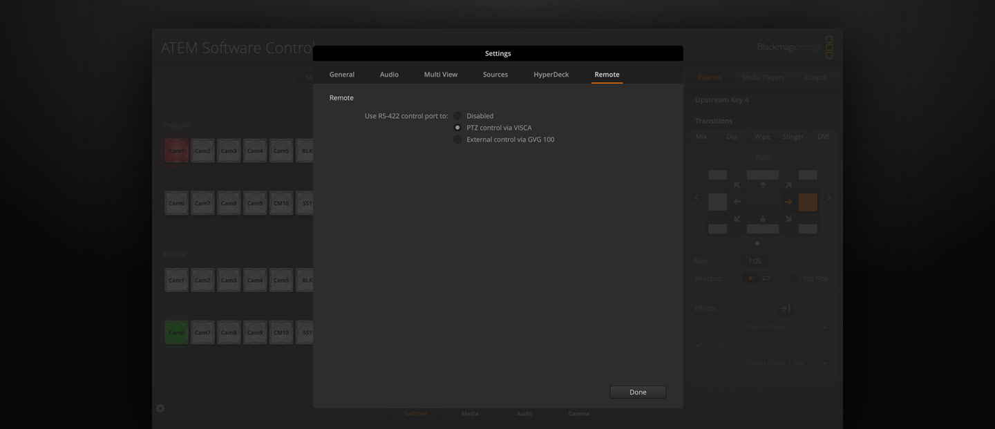 ATEM Constellation 8K – Software Control | Blackmagic Design