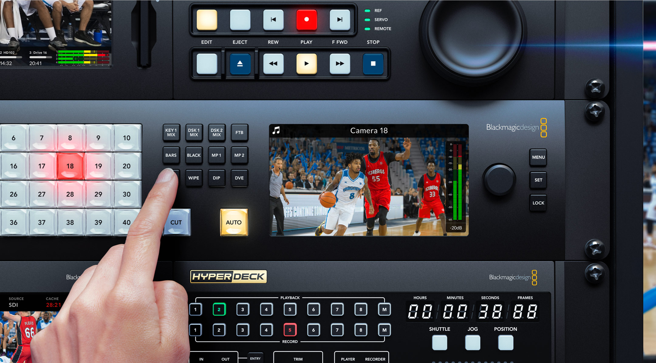 Blackmagic - Blackmagic Design ATEM 2 M/E Advanced Panel 20 - 377.320,53 TL