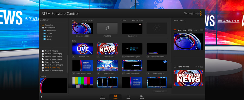 Internal Media Players
