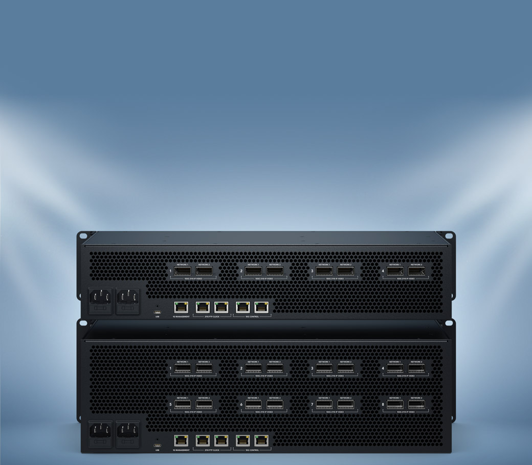 Выбирайте из 2 моделей коммутаторов SMPTE-2110!