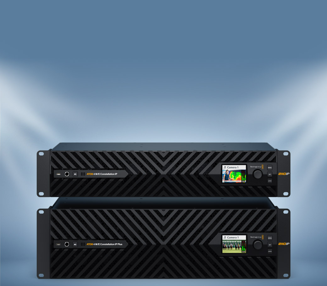 Choose from 2 Native SMPTE-2110 Switcher Models!