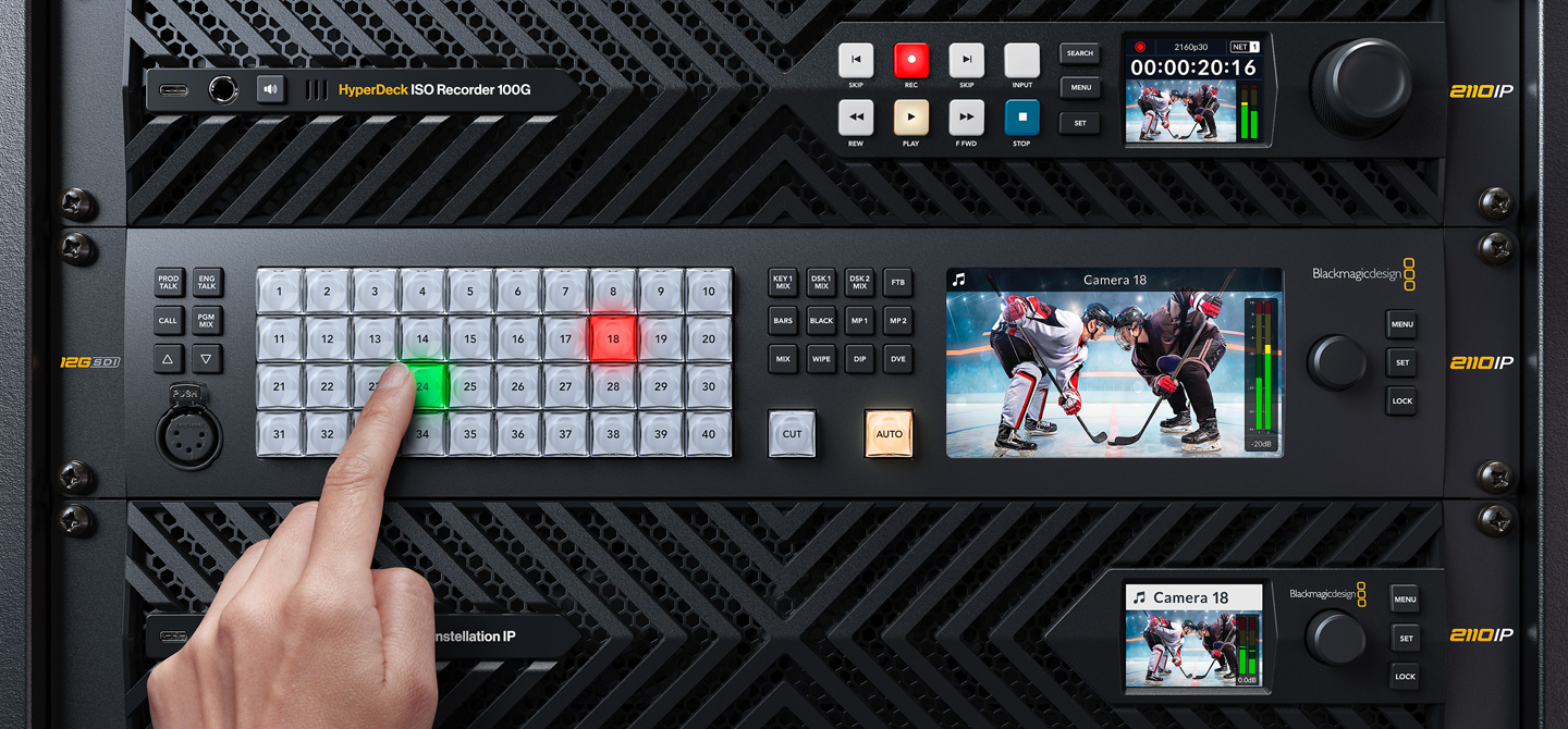 Add a Rack Mount ATEM Monitoring Rack Panel