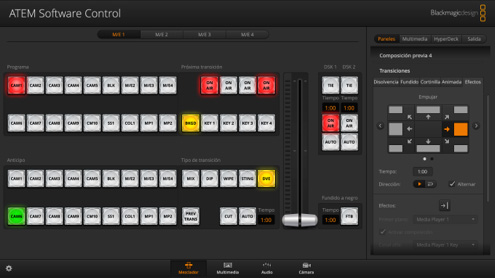 Switcher interface