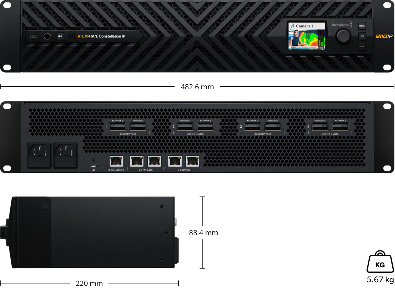 ATEM 4 M/E Constellation IP Switcher | RCB Logic Ltd.