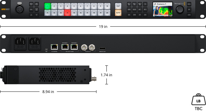 ATEM Monitoring Rack Panel 20