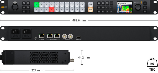 ATEM Monitoring Rack Panel 20