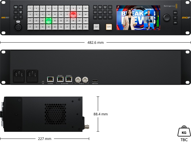 ATEM Monitoring Rack Panel 40