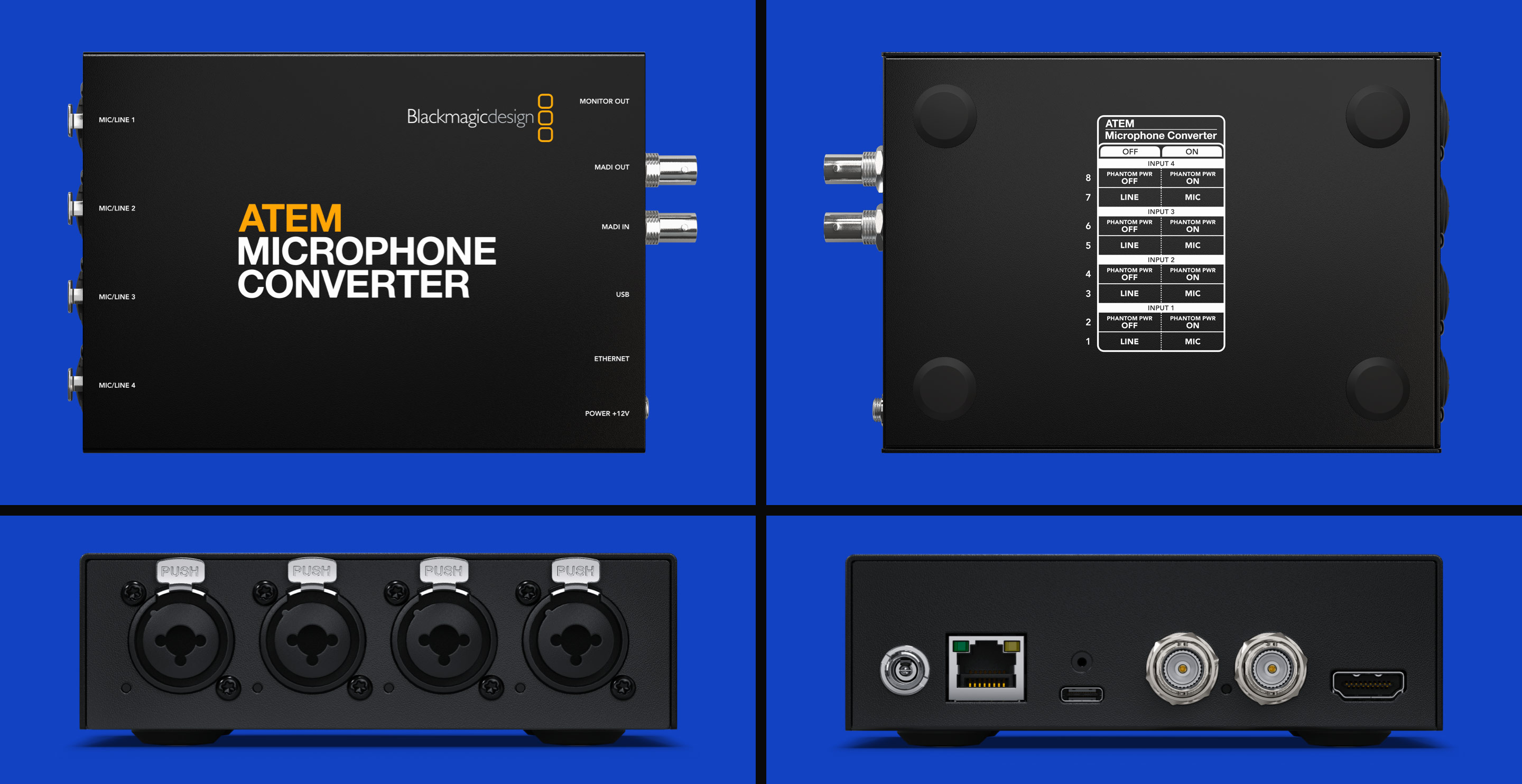 ATEM Television Studio ATEM Microphone Converter Blackmagic Design