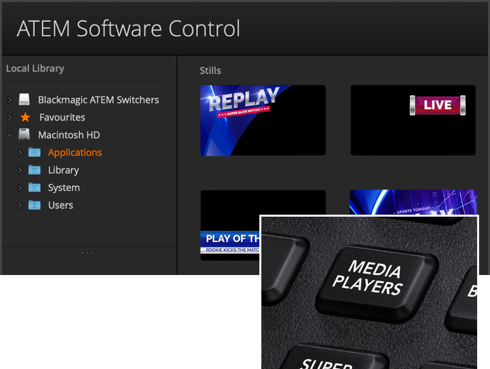 ATEM Mini – Advanced Panel | Blackmagic Design