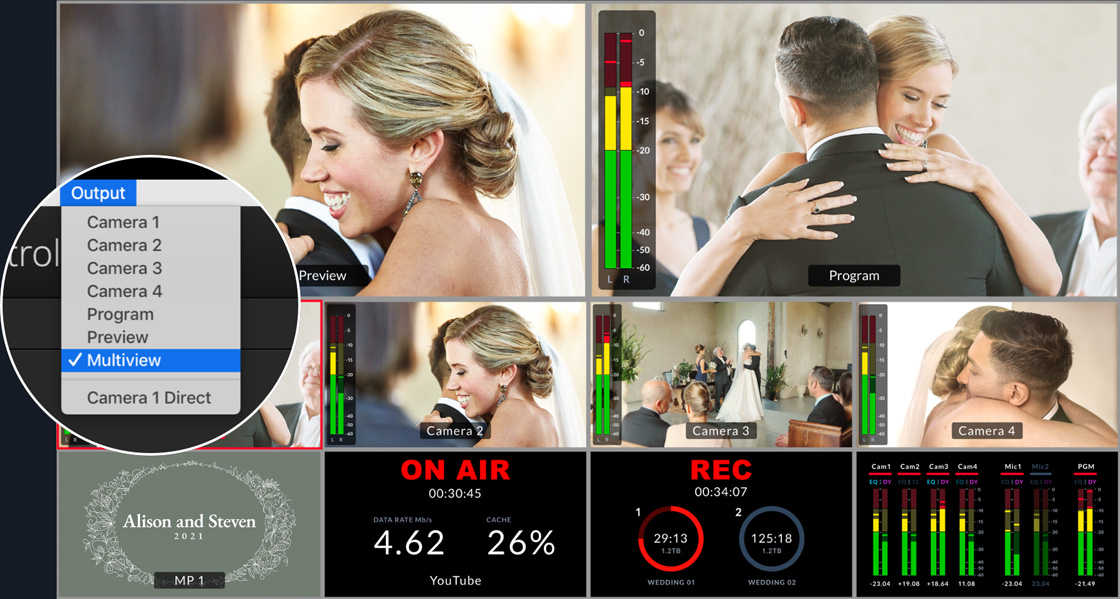 Assign HDMI Out for Monitoring!