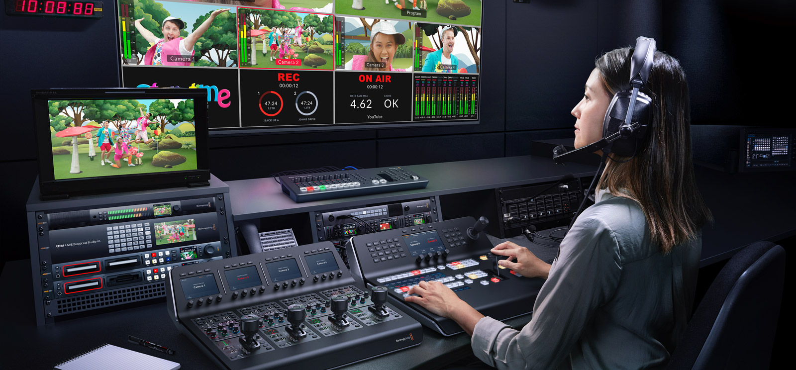 Atem Mini Pro Blackmagic - Planeta do Radio