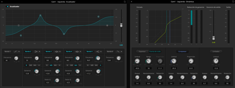 ATEM Software Audio Mixer screens