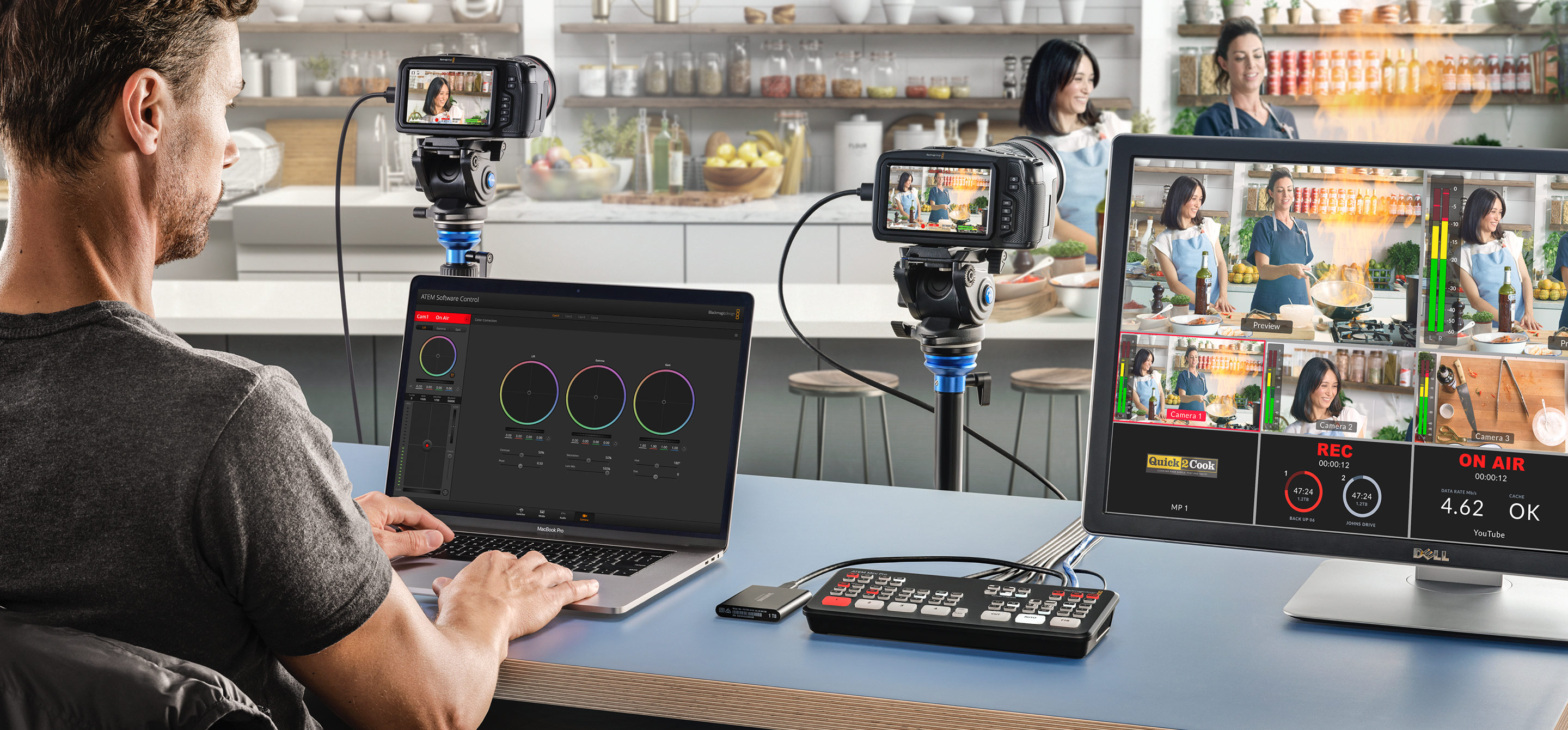 Blackmagic Design ATEM Mini Pro Einsatz Blackmagic Design ATEM Mini Pro Einsatz