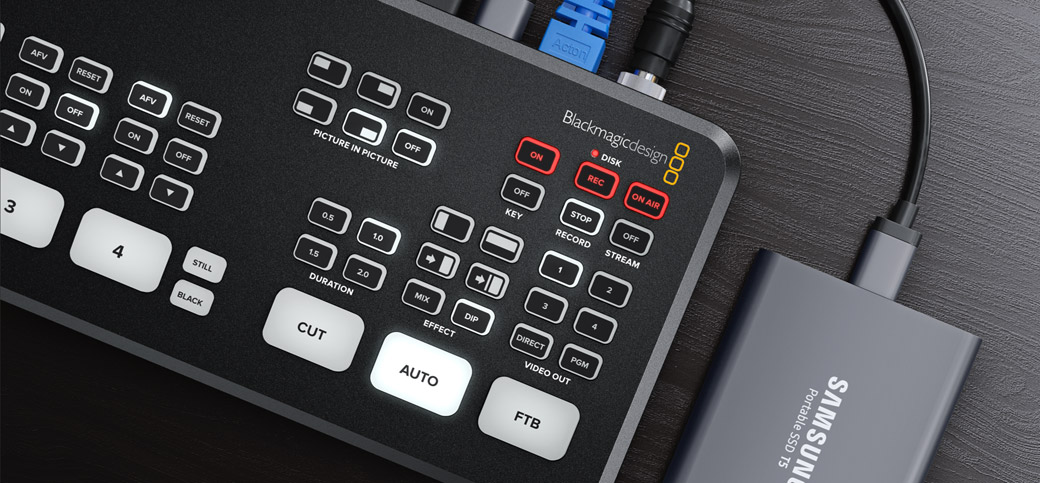 blackmagic design atem mini pro hdmi live stream switcher