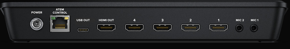 Broadcast Switcher Rear Inputs