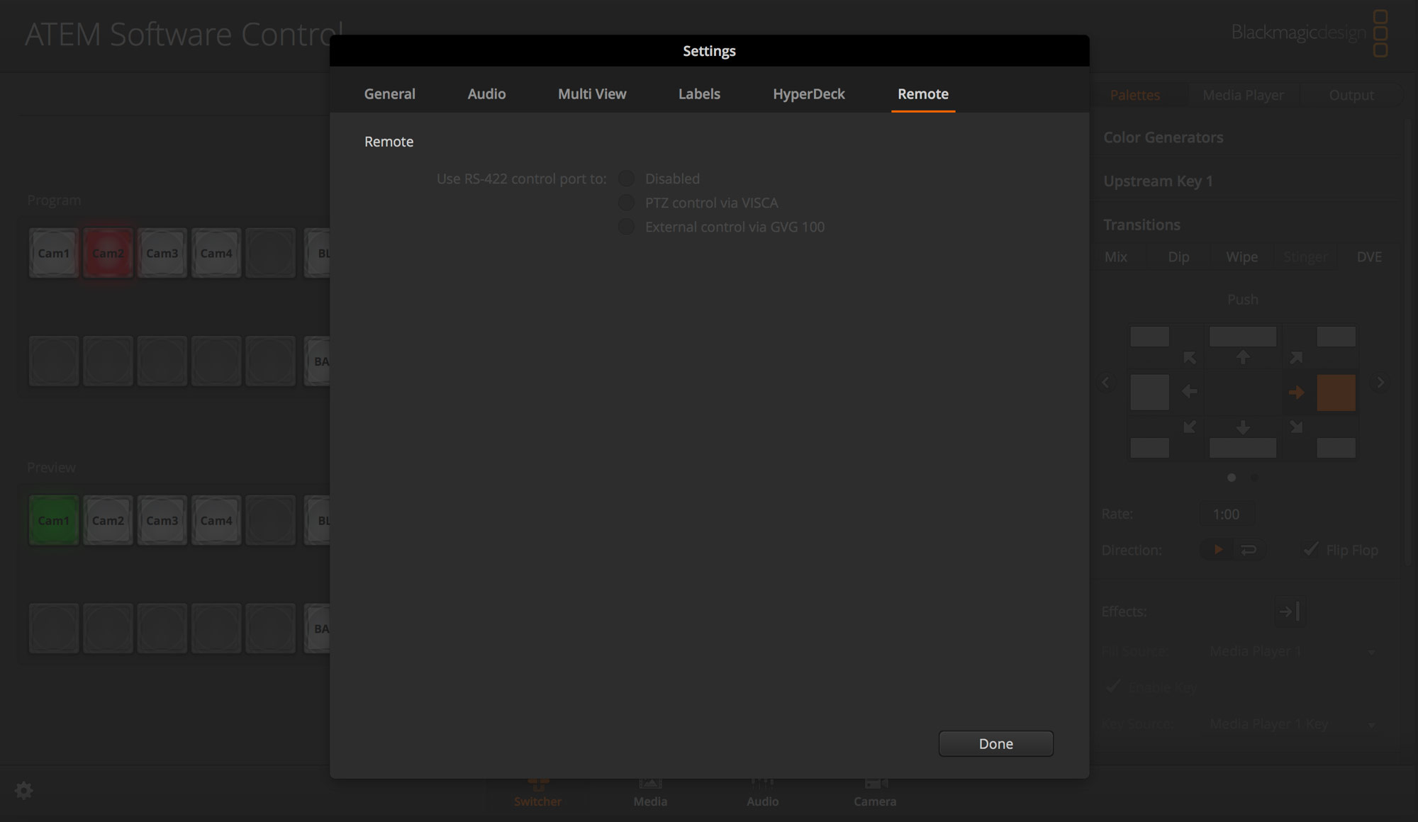 ATEM Mini – Software Control | Blackmagic Design