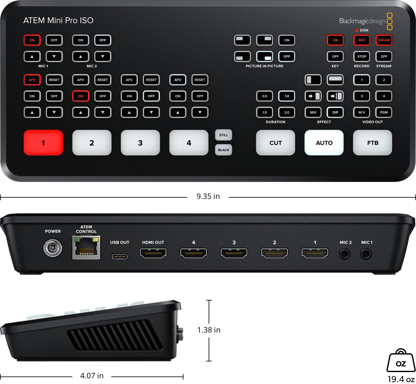 Видеомикшер blackmagic