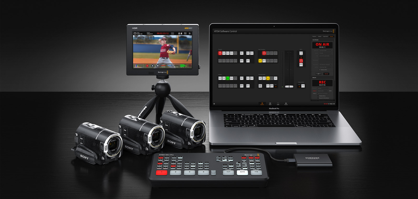 blackmagic design atem mini